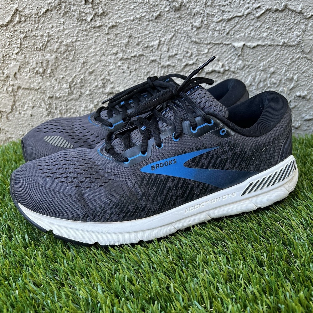 Brooks Shoes Men Size 13 Addiction GTS 15 Gray Athletic 1103654E077